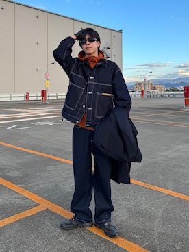「CPCM（シーピーシーエム）のアイテム（ジャケット/アウター）」を使った、kaise11さん（メンズ・176cm）の春コーディネート