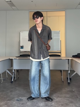 「CPCM（シーピーシーエム）のアイテム（パンツ）」を使った、kaise11さん（メンズ・176cm）の夏コーディネート