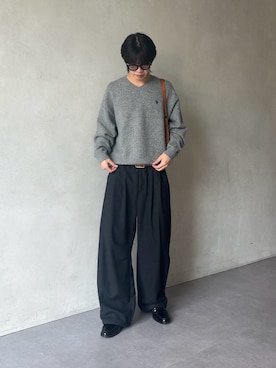 「アイテム（トートバッグ）」を使った、kaise11さん（メンズ・176cm）の秋コーディネート