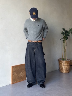 「アイテム（ベルト）」を使った、kaise11さん（メンズ・176cm）の秋コーディネート