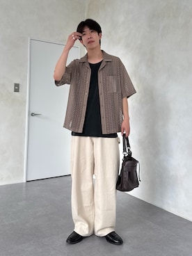 「CPCM（シーピーシーエム）のアイテム（パンツ）」を使った、kaise11さん（メンズ・176cm）の夏コーディネート