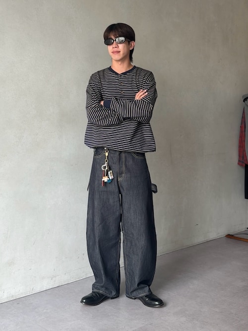 USAコットンカーブペインターデニムパンツ　ネイビー CPCM ジーンズ カーブペインターデニムパンツ メンズ レディース