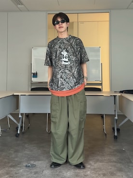 「リアルツリーカモ」｜kaise11さん（メンズ・176cm）の夏コーディネート