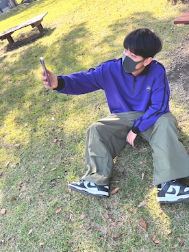 「Right-on（ライトオン）のアイテム（スウェット）」を使った、しょーたさん（メンズ・165cm）の秋コーディネート