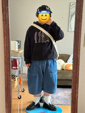 お太りさまさん（メンズ・168cm）の秋コーディネート