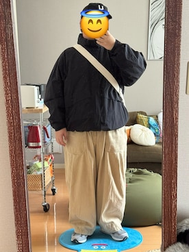 お太りさまさん（メンズ・168cm）の秋コーディネート