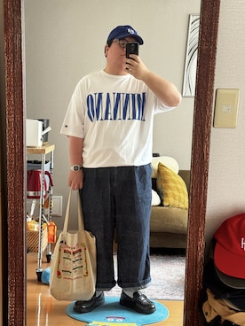 「KEEN（キーン）のアイテム」を使った、お太りさまさん（メンズ・168cm）の秋コーディネート