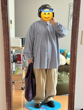 お太りさまさん（メンズ・168cm）の秋コーディネート