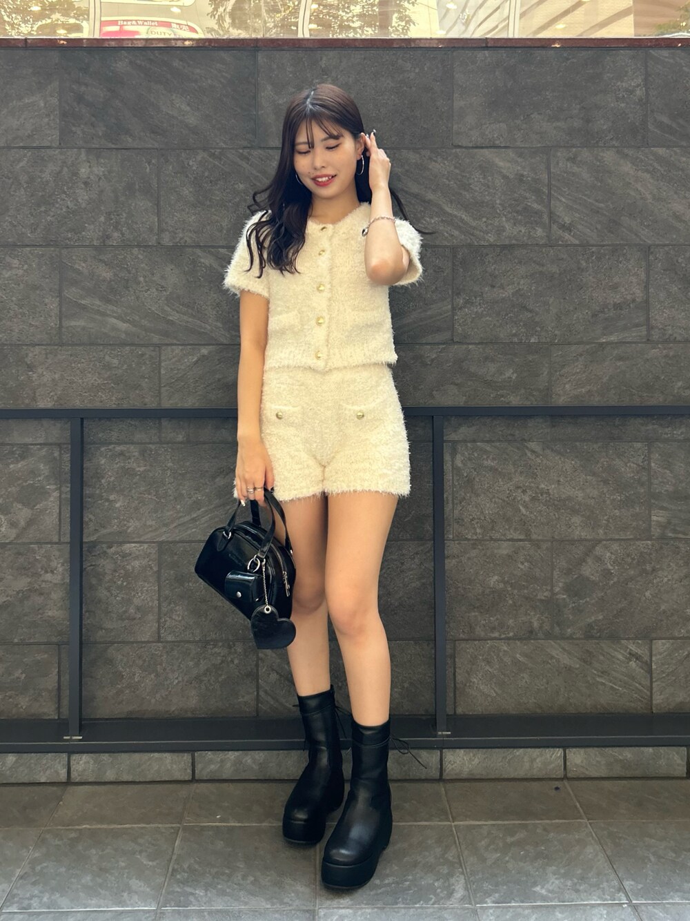 セットアップ対応】ラメシャギーショートパンツを使った人気