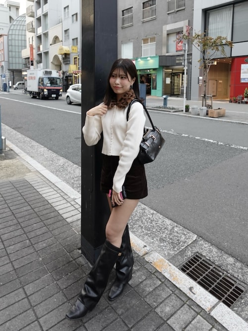 ハートキーチャーム付きベルトボストンバッグ（ボストンバッグ