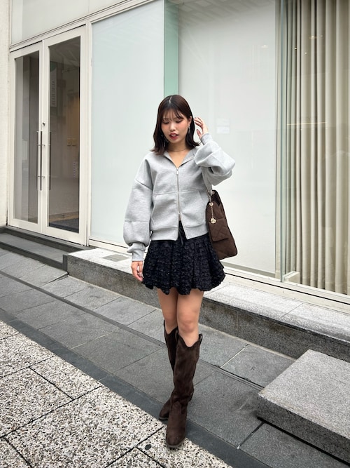 セール】裾バルーンレースミニスカート（スカート）｜Chico（チコ）の