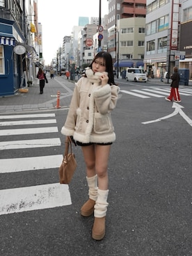 「アイテム（その他アウター）」を使った、Misatoさん（骨格ウェーブ・レディース・160cm）の秋コーディネート