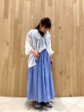 「スカーチョコーデ」｜さのさん（レディース・151cm）の春コーディネート