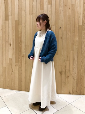 「アイテム（ワンピース/ドレス）」を使った、さのさん（レディース・151cm・30代）の冬コーディネート