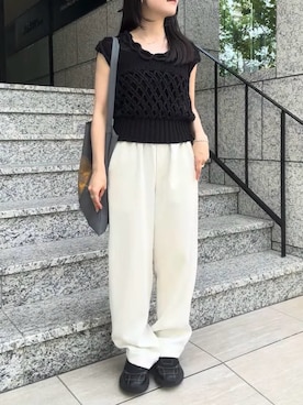 「OAO（オーエーオー）のアイテム」を使った、wakaさん（レディース・158cm）の夏コーディネート