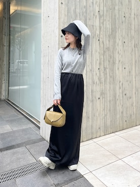 「COMME des GARCONS（コムデギャルソン）のアイテム」を使った、wakaさん（レディース・158cm）の秋コーディネート
