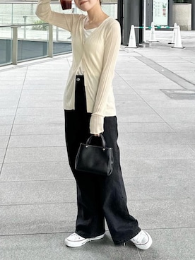 「louren（ローレン ）のアイテム」を使った、wakaさん（レディース・158cm）の秋コーディネート