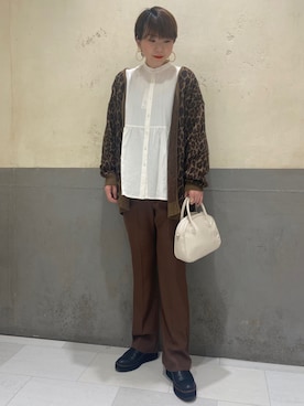 「チョコ色に染まれ」｜「アイテム（ブーツ）」を使った、0gasanさん（レディース・168cm）の冬コーディネート