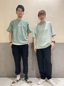 「RAG MACHINE（ラグマシーン）のアイテム（パンツ）」を使った、0gasanさん（レディース・168cm）の夏コーディネート