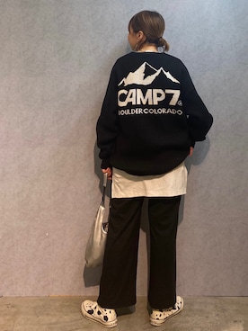 「ファッションの力を信じよう」｜「アイテム（ショルダーバッグ）」を使った、0gasanさん（レディース・168cm）の秋コーディネート