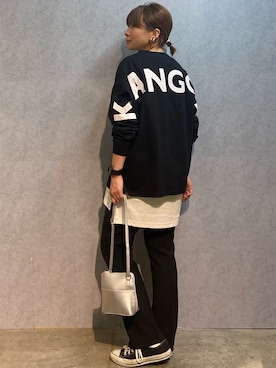 「バックプリント」｜0gasanさん（レディース・168cm）の秋コーディネート