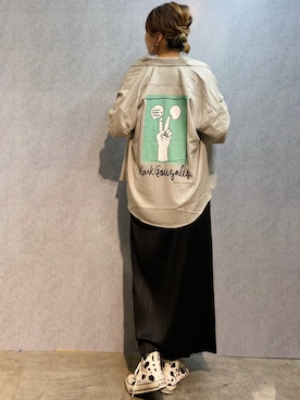 「ファッションの力を信じよう」｜0gasanさん（レディース・168cm）の夏コーディネート