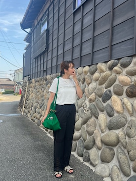 「JOURNAL STANDARD（ジャーナルスタンダード）のアイテム」を使った、kooshiさん（レディース・162cm）の夏コーディネート