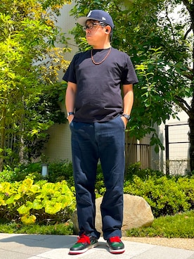 「アイテム（財布/小物）」を使った、melOnさん（メンズ・173cm）の秋コーディネート