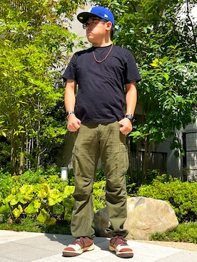 「アイテム（リング）」を使った、melOnさん（メンズ・173cm・40代）の秋コーディネート