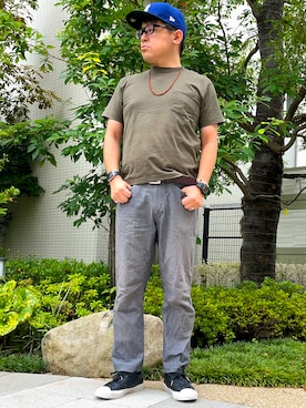 「アイテム（アクセサリー）」を使った、melOnさん（メンズ・173cm・40代）の夏コーディネート