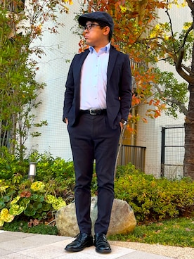 「アイテム（アナログ腕時計）」を使った、melOnさん（メンズ・173cm）の冬コーディネート