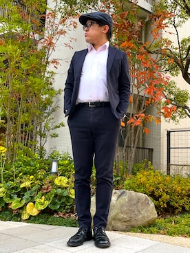 「アイテム（アナログ腕時計）」を使った、melOnさん（メンズ・173cm・40代）の冬コーディネート