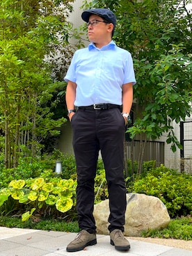 「アイテム（アナログ腕時計）」を使った、melOnさん（メンズ・173cm）の秋コーディネート