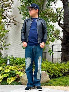 「アイテム（腕時計）」を使った、melOnさん（メンズ・173cm）の秋コーディネート