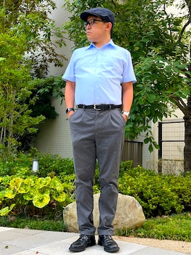 「アイテム（アナログ腕時計）」を使った、melOnさん（メンズ・173cm）の秋コーディネート
