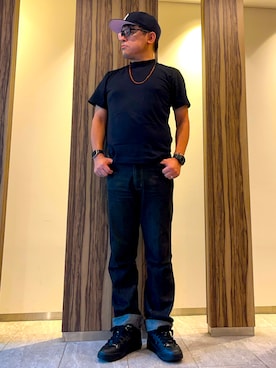 「アイテム（リング）」を使った、melOnさん（メンズ・173cm・40代）の夏コーディネート