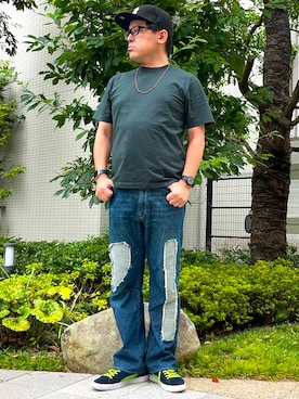 「G-SHOCK（ジーショック）のアイテム」を使った、melOnさん（メンズ・173cm）の秋コーディネート