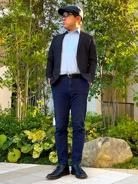 「アイテム（腕時計）」を使った、melOnさん（メンズ・173cm）の秋コーディネート