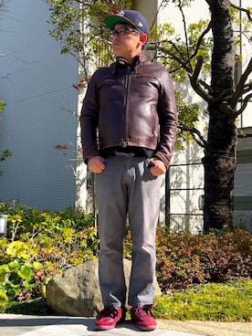 「CASIO（カシオ）のアイテム」を使った、melOnさん（メンズ・173cm）の春コーディネート