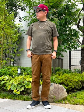 「TOM WOOD（トムウッド）のアイテム」を使った、melOnさん（メンズ・173cm）の秋コーディネート