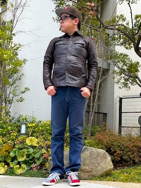 melOnさん（メンズ・173cm）の春コーディネート