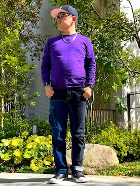 「アイテム（財布/小物）」を使った、melOnさん（メンズ・173cm）の秋コーディネート