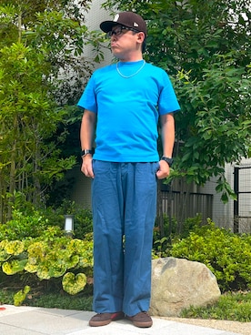 「アイテム（帽子）」を使った、melOnさん（メンズ・173cm・40代）の秋コーディネート