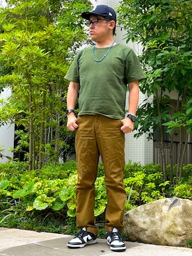 「HUMAN MADE（ヒューマンメード）のアイテム」を使った、melOnさん（メンズ・173cm）の夏コーディネート
