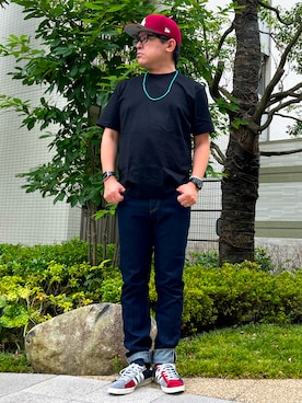 「Levi's Made & Crafted（リーバイスメイドアンドクラフテッド）のアイテム」を使った、melOnさん（メンズ・173cm）の夏コーディネート