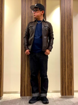 「アイテム（腕時計）」を使った、melOnさん（メンズ・173cm）の秋コーディネート