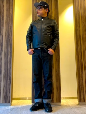 「HANES（ヘインズ）のアイテム」を使った、melOnさん（メンズ・173cm）の春コーディネート