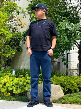 「アイテム（財布/小物）」を使った、melOnさん（メンズ・173cm・40代）の夏コーディネート