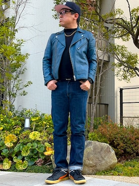 melOnさん（メンズ・173cm）の冬コーディネート