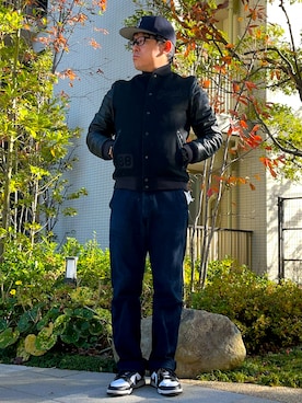 「アイテム（リング）」を使った、melOnさん（メンズ・173cm・40代）の冬コーディネート